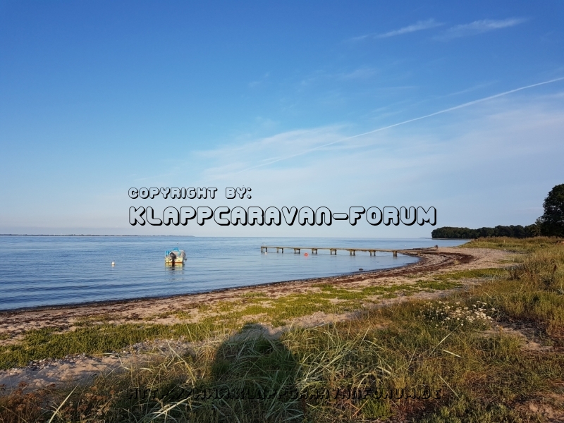Broager Strand mit Badebrücke