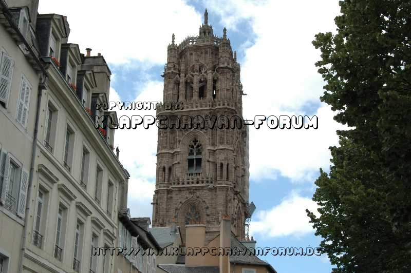 Rodez - Turm der Cathedral Notre Dame